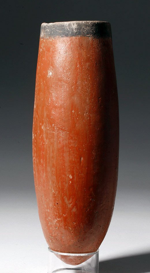 Tall Egyptian Pre-Dynastic Black Top Grain Measure (1 of 6)