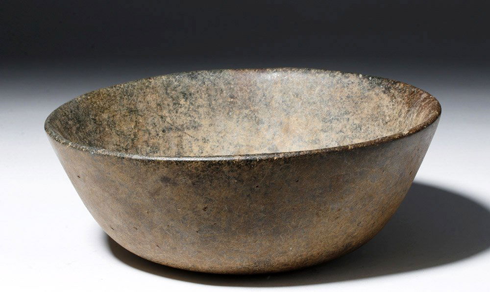 Rare Olmec Dark Stone Bowl (1 of 5)