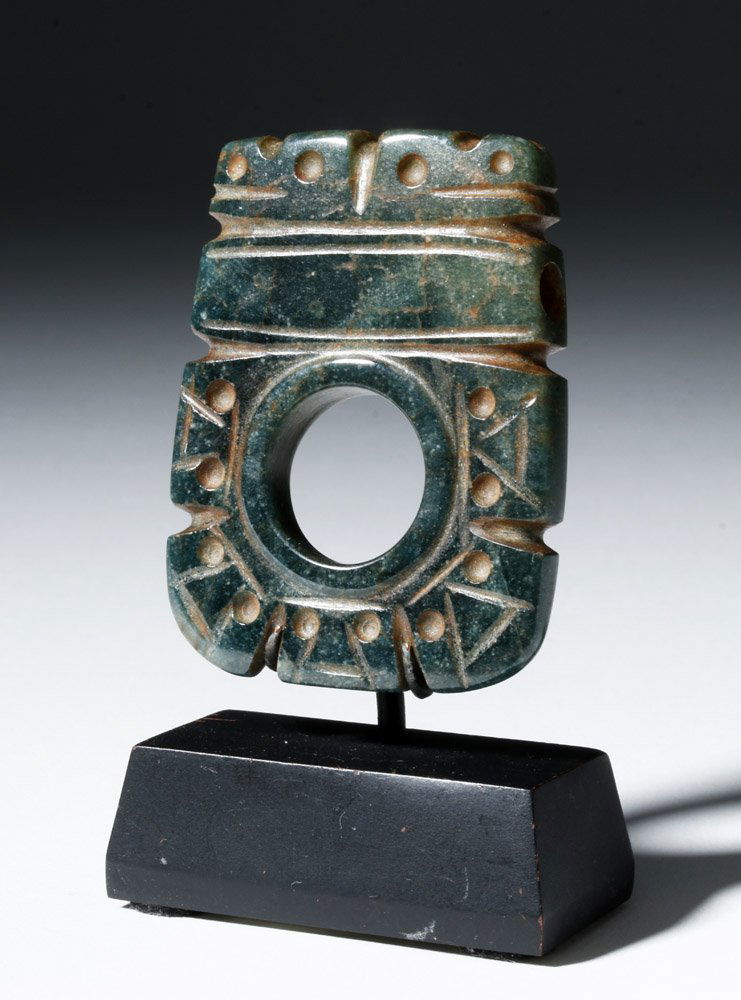 Rare / Fine Costa Rican Jade Pendant - Animal Heads (1 of 5)