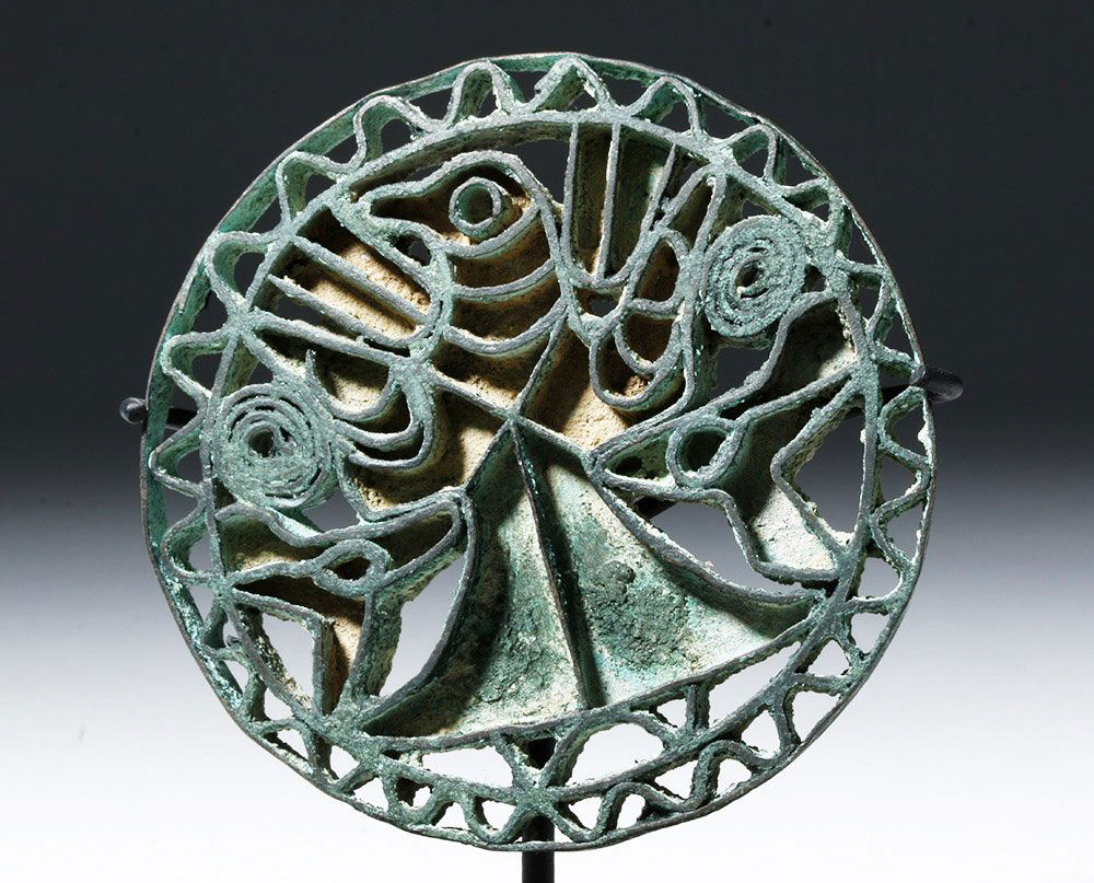Large Bactrian Bronze Stamp - Bird Design (1 of 6)