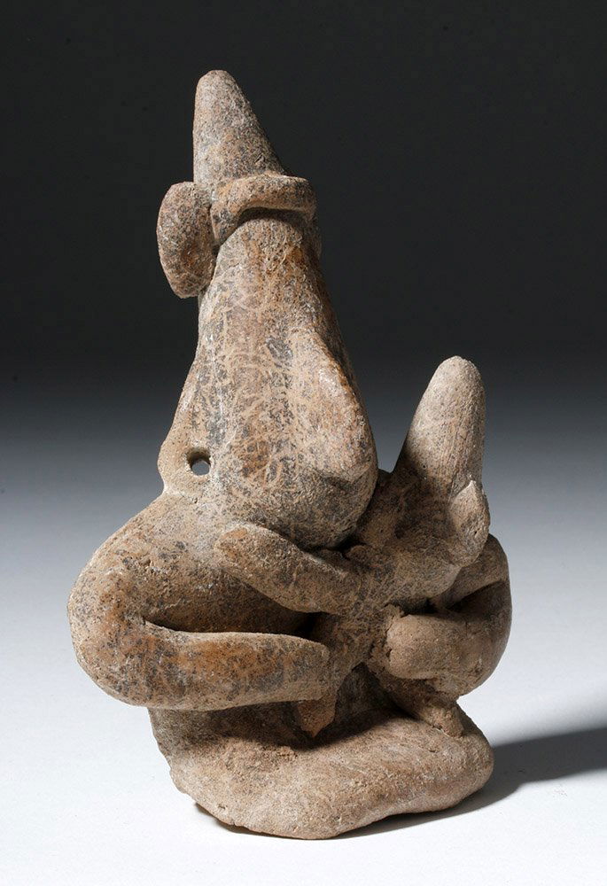 Sweet Colima Pottery Gingerbread Flat - Mother & Child (1 of 6)