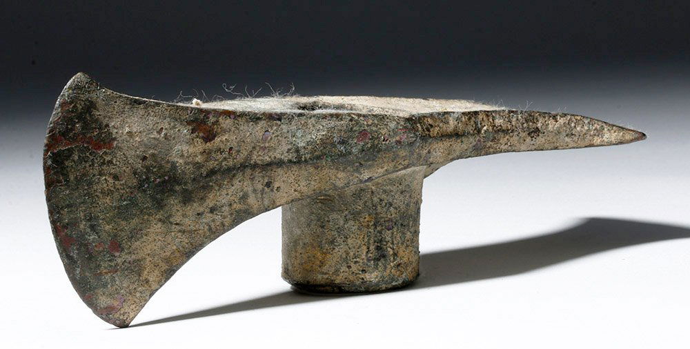 Large Central Asian Bronze Battle Axe (1 of 6)