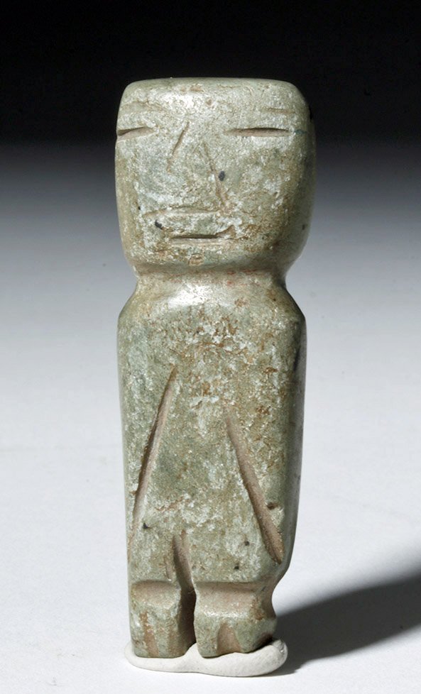 Mezcala Guerrero Greenstone Anthropomorphic Figure (1 of 7)