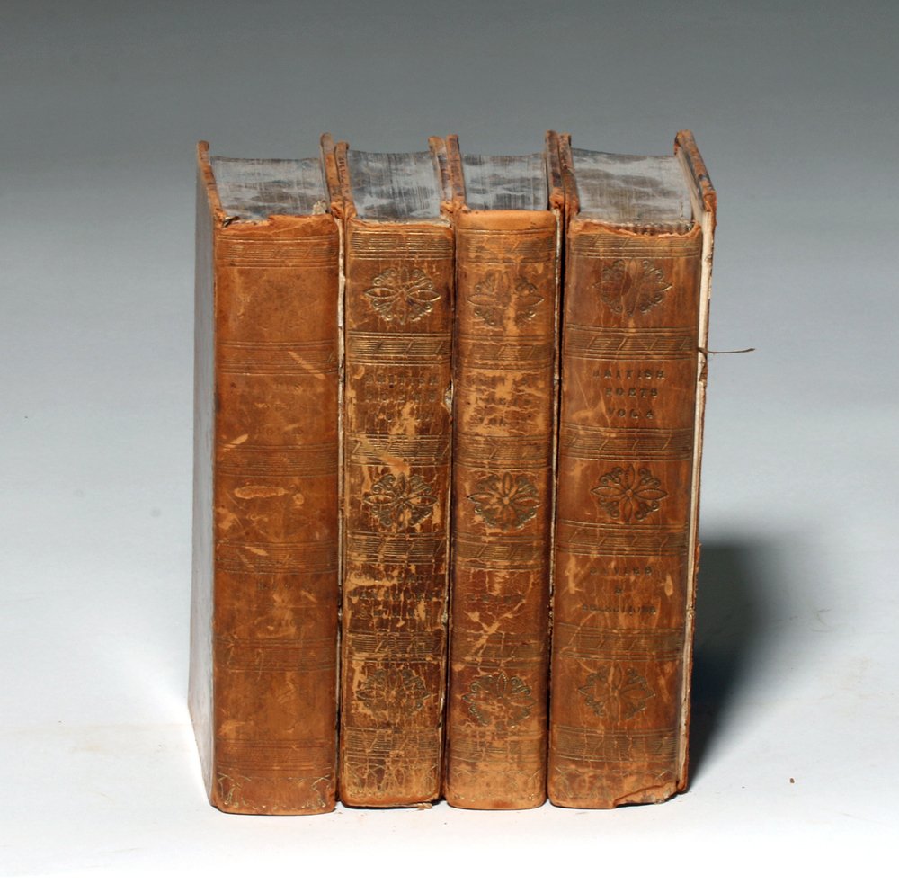 19th C. Antiquarian Book Volumes on British Poets (4) (1 of 3)
