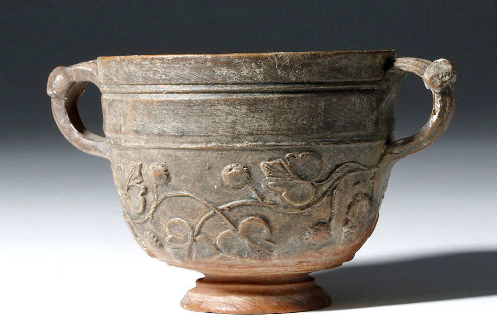 Rare Hellenistic Pottery Megarian Cup (1 of 7)