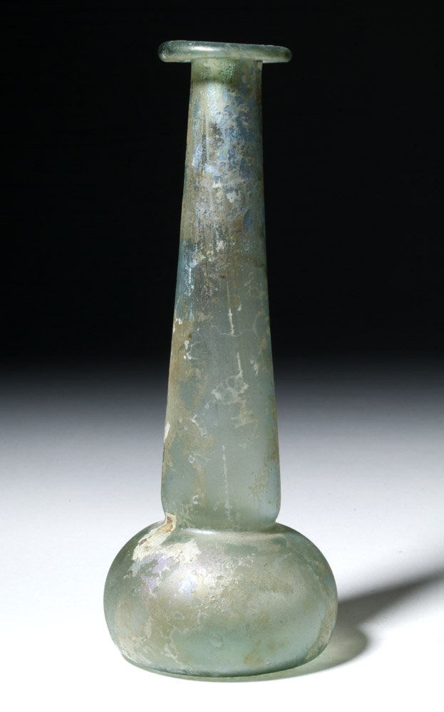 Roman Green Glass Perfume Bottle Unguentarium (1 of 6)