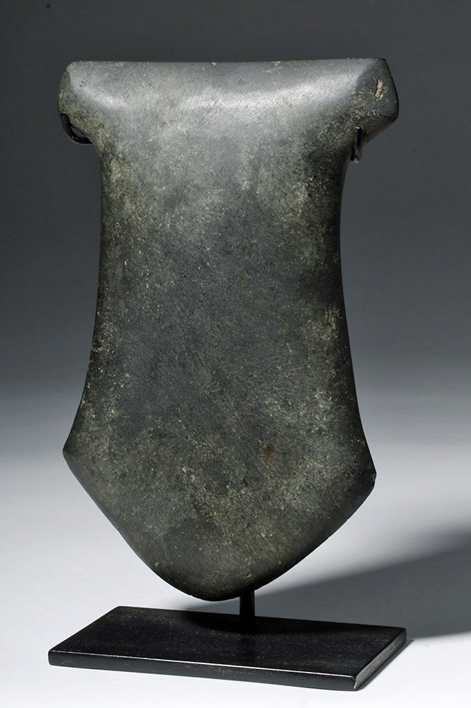 Large Valdivian Blackstone Votive Axe (1 of 5)