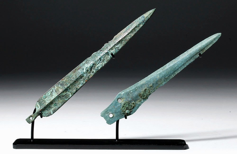 Ancient Bronze Blades - Luristan + Hungary, ex-Piscopo (1 of 4)