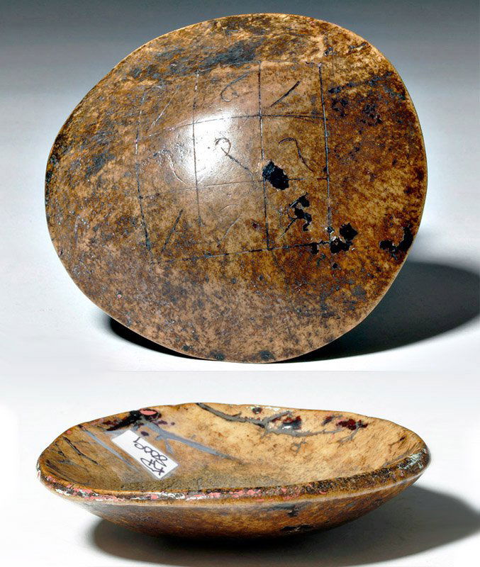 Early Tibetan Decorated Skull Cap (1 of 6)