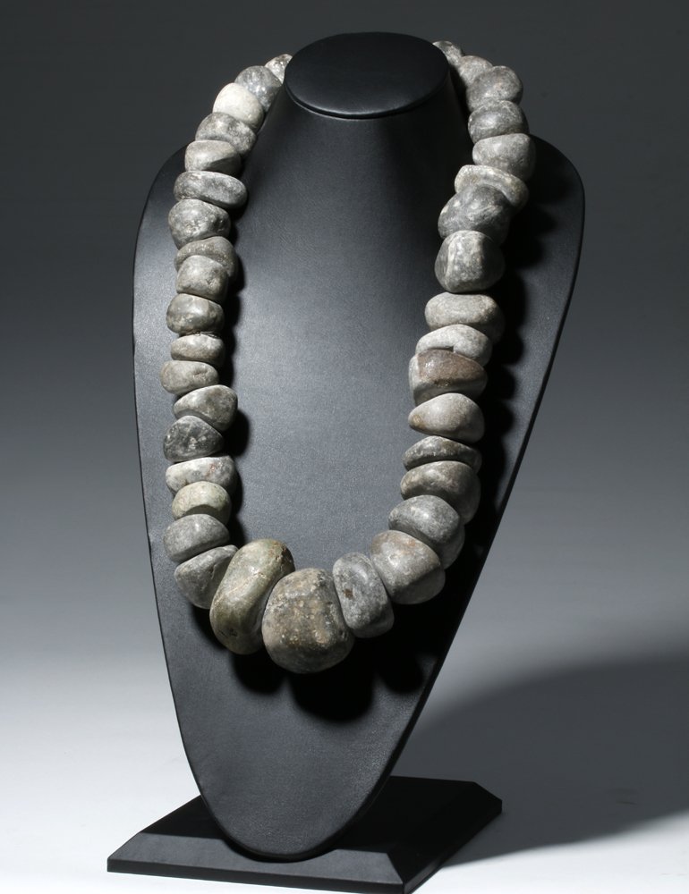 Massive Pre-Columbian Stone Necklace - Ex Byrnes (1 of 6)