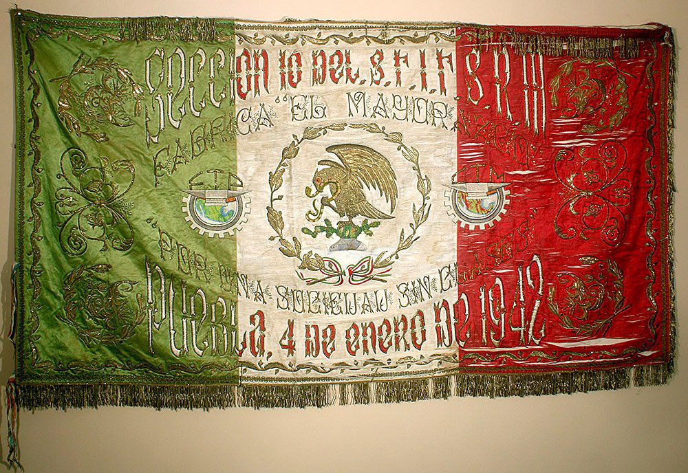 Post-Revolution Mexican Mayorazgo Flag - Labor Rights (1 of 6)
