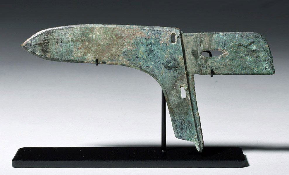 Ancient China Warring States Bronze Ge, ex-Piscopo (1 of 9)