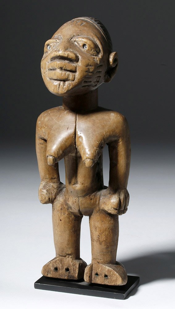 Very Fine African Wooden ibeji Twin (1 of 6)