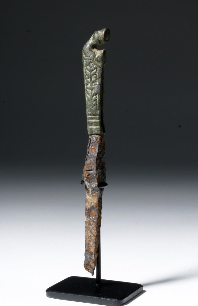 Roman Bronze / Iron Knife - Horse Hoof Handle (1 of 6)