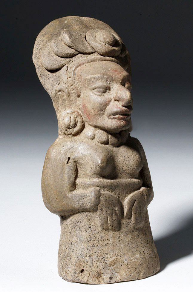 Mayan Mold-Made Pottery Goddess (1 of 6)