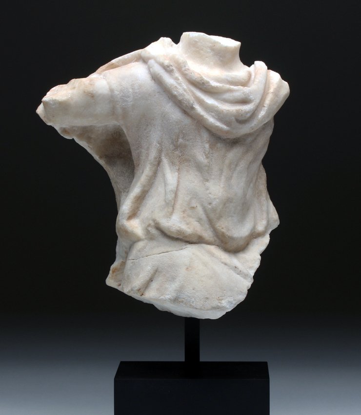 Finely-Carved Roman Marble Torso Frieze (1 of 6)