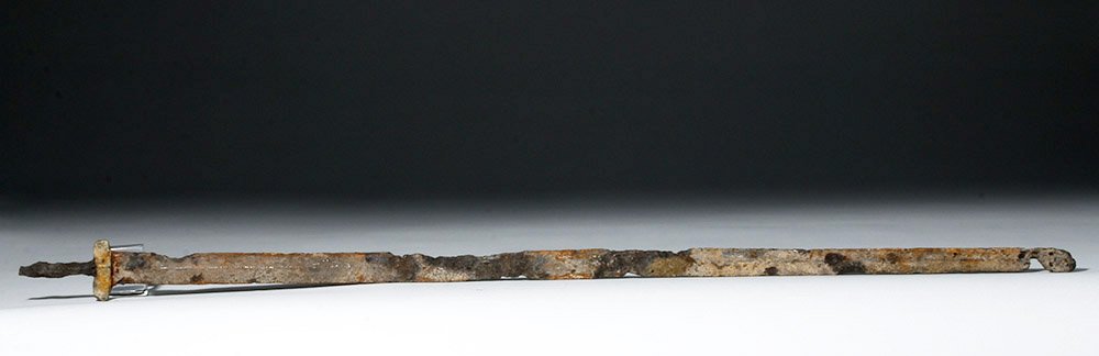 Chinese Long Iron Sword (Jian) with Bronze Guard (1 of 2)