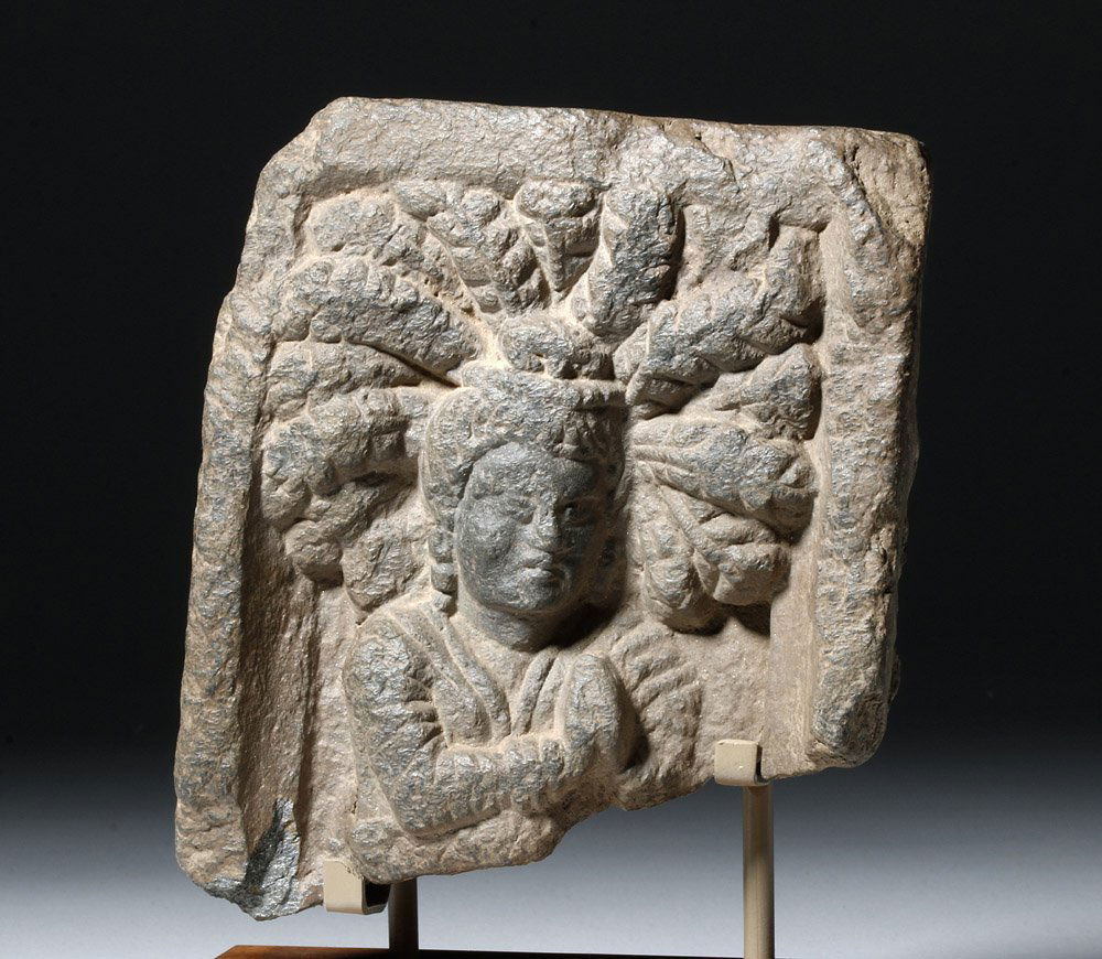 Lovely Gandharan Stone Panel of Prince (1 of 7)