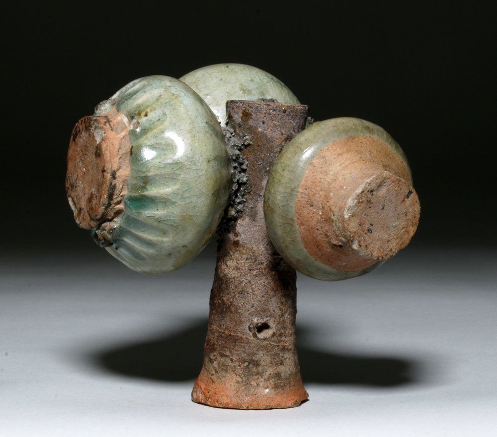 Chinese Yuan Dynasty Jun Ware Kiln "Accident" (1 of 4)