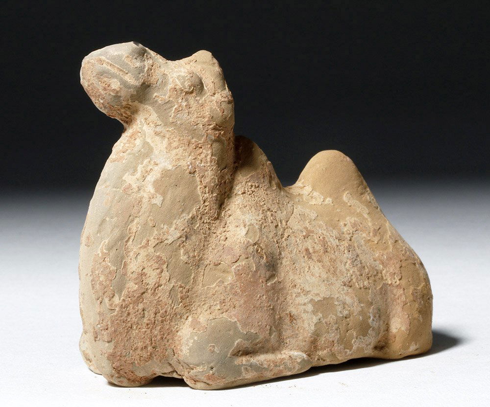 Tang Dynasty Pottery Animals - Bactrian Camel (1 of 7)
