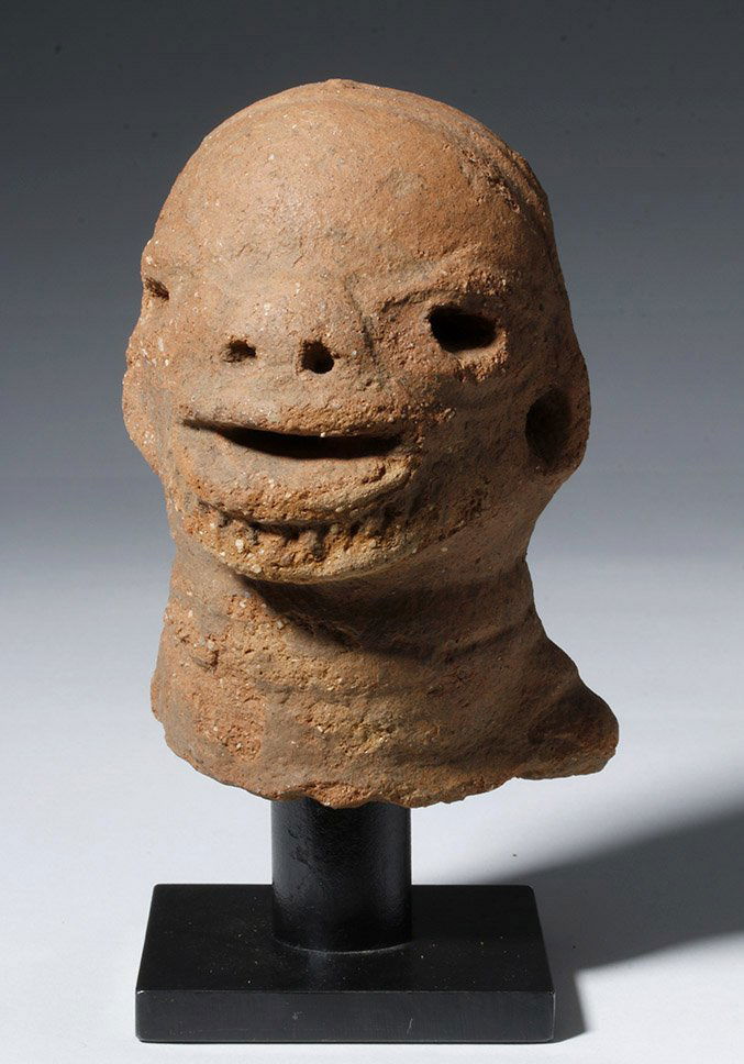 Ancient African Nok Terracotta Head (1 of 4)