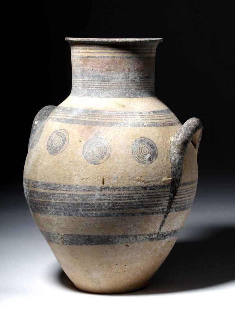 Impressive Cypriot Bichrome Pottery Amphora (1 of 6)
