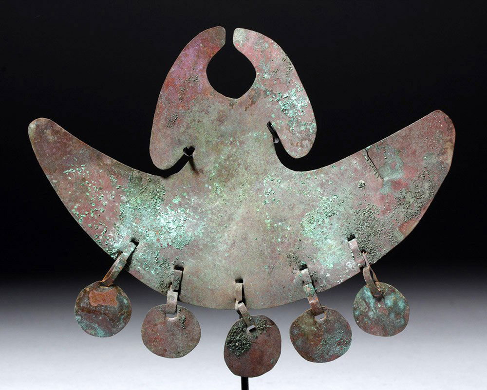 Large Chimu Copper Nose Ring w/ Dangles (1 of 5)