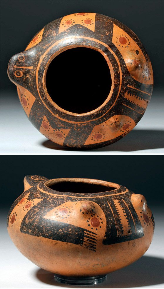 Rare Cocle Polychrome Frog Effigy Jar (1 of 9)