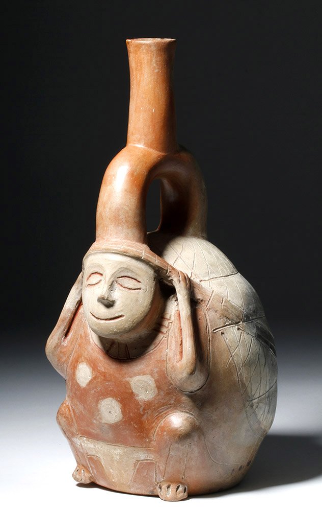 Chavin Figural Stirrup Vessel - Water Carrier (1 of 7)