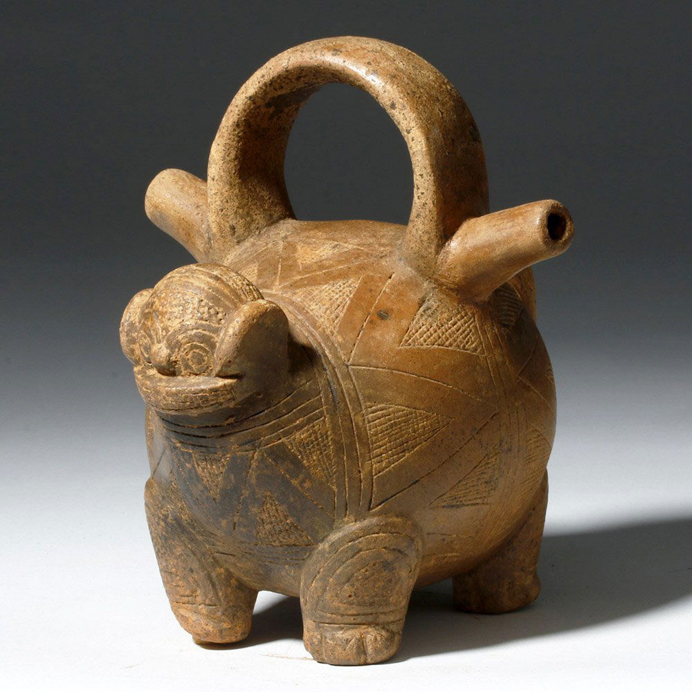 Beautiful Calima Zoomorphic Pottery Alcarraza Vessel (1 of 6)