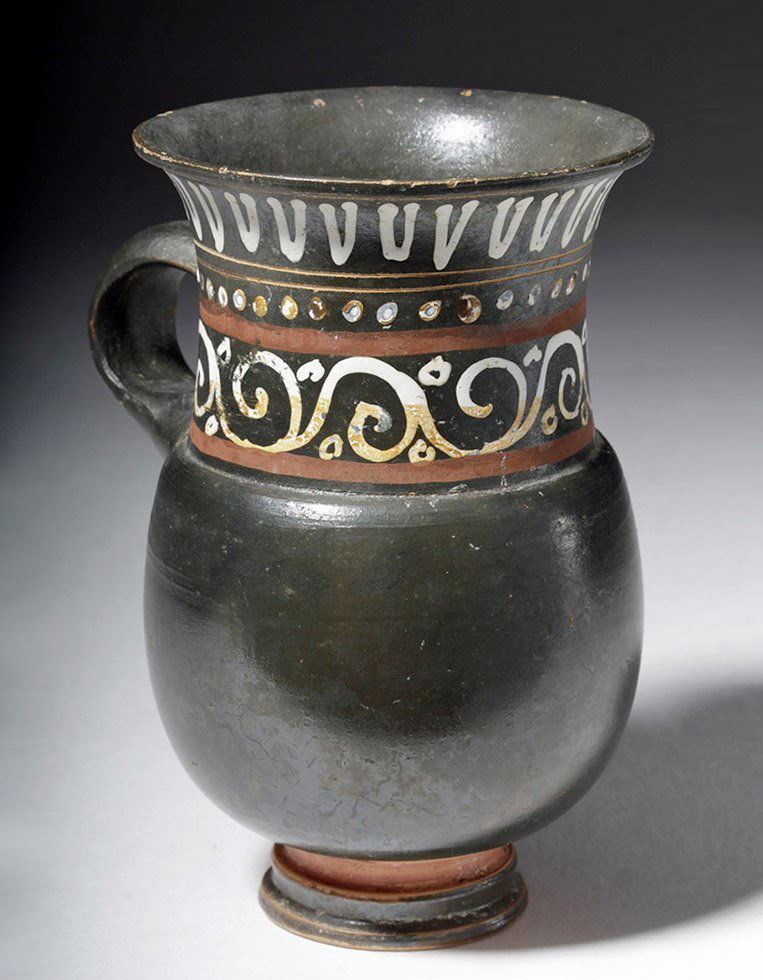 Choice Greek Gnathian / Apulian Pottery Mug (1 of 7)