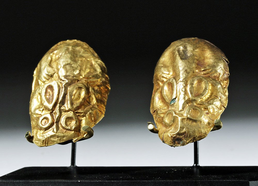 Ancient Scythian Gold Rabbit Appliques (pr) (1 of 4)
