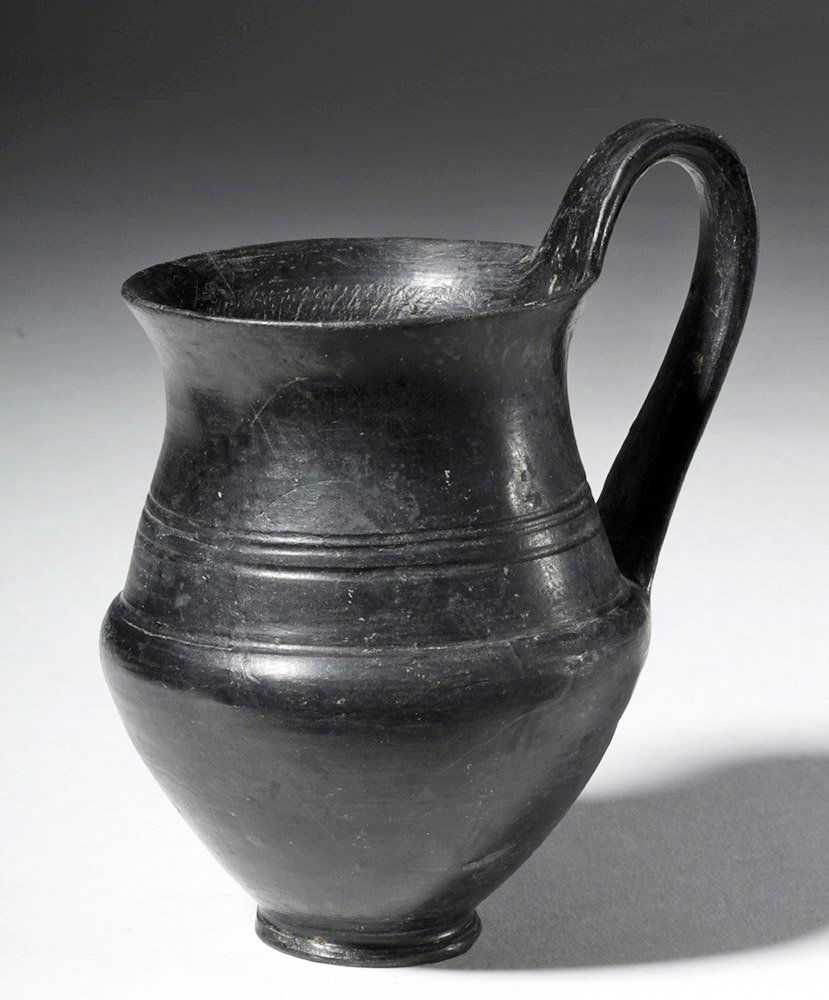 Delicate Etruscan Bucchero Ware Kantharos (1 of 7)