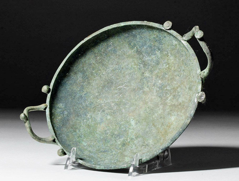 Roman Bronze Kylix w/ Delicate Handles (1 of 7)