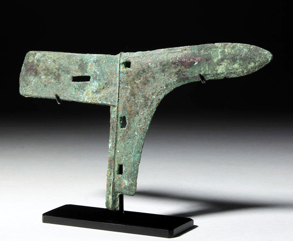 Chinese Warring States Bronze Ge, ex-Piscopo (1 of 4)