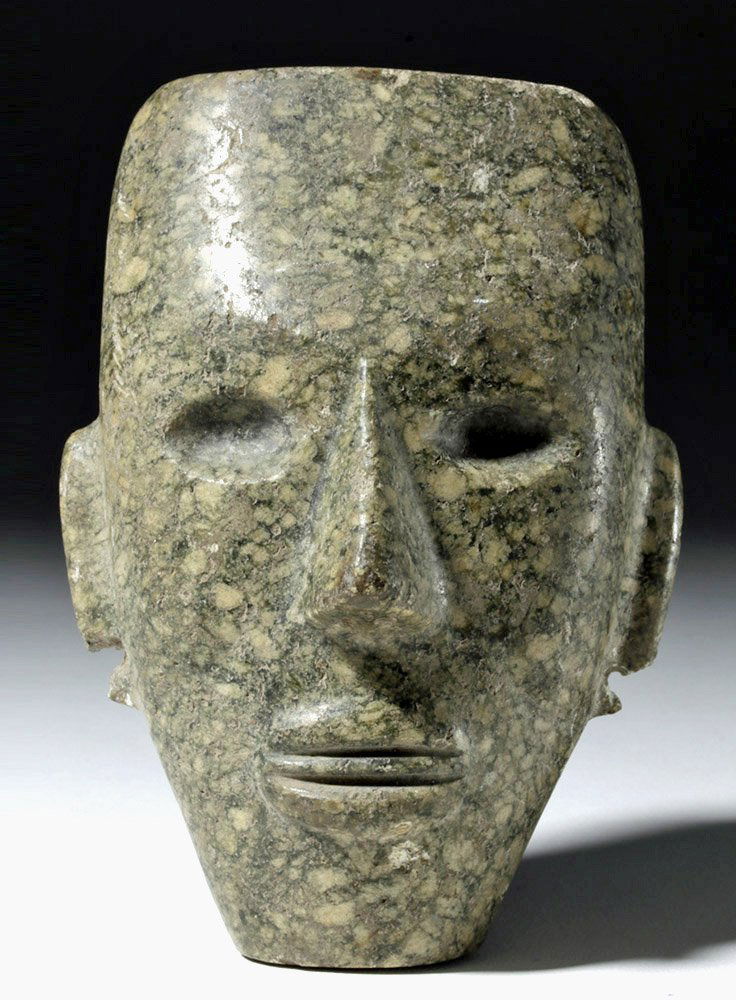 Guerrero Green Stone Maskette - Rare Variant (1 of 7)