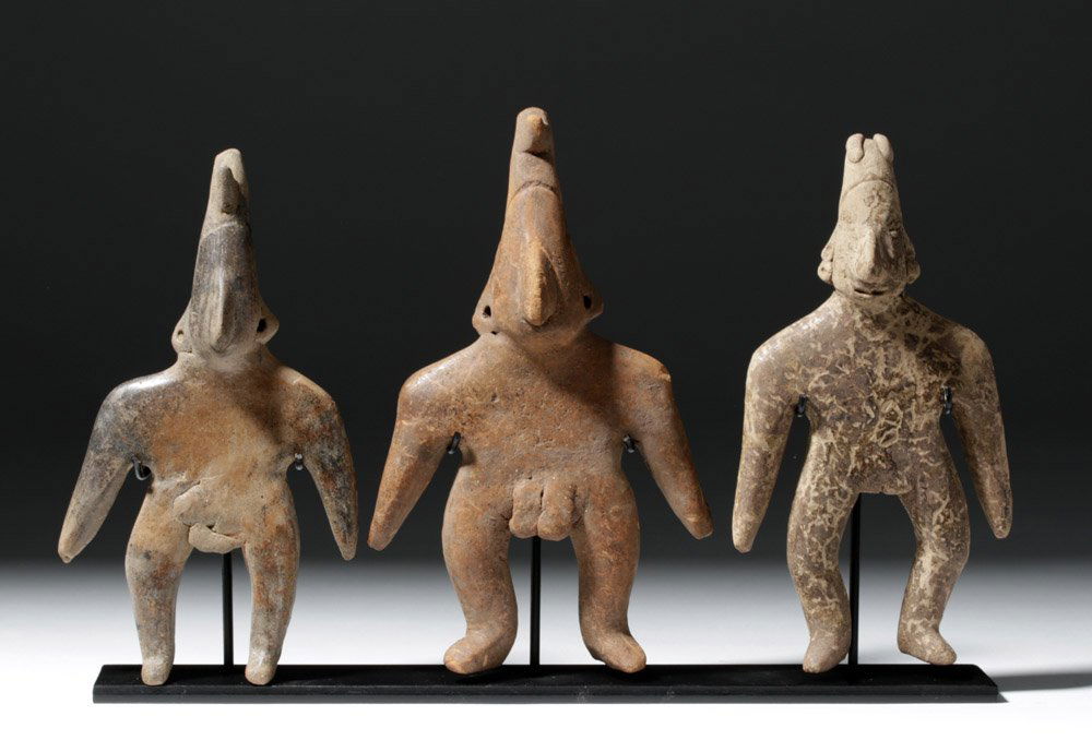 Trio of Colima Gingerbread Female Flat Figures (1 of 5)