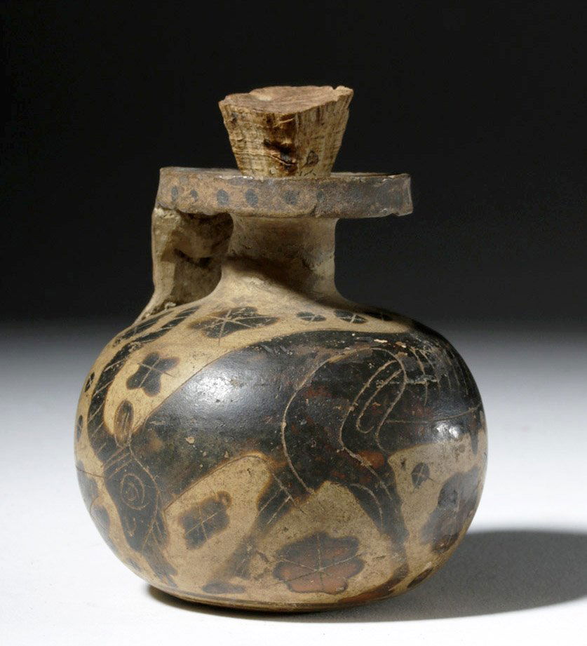 Greek Corinthian Pottery Aryballos with Ibex (1 of 8)