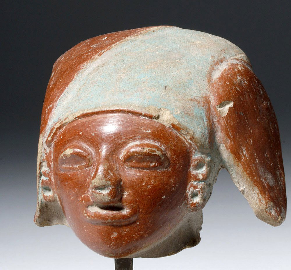Fine / Large Tumaco La Tolita Ceramic Head (1 of 5)