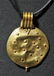 Hellenistic 24 kt. Gold Pendant w/ Granulated Ornament