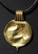 Hellenistic 24 kt. Gold Pendant w/ Granulated Ornament - 2