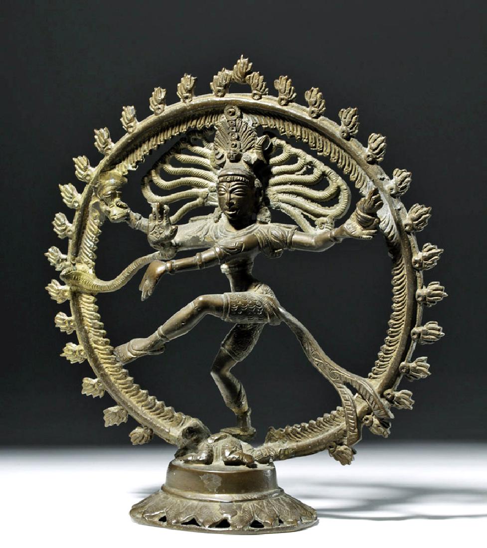 Early 20th C. Indian Bronze Shiva Nataraja (1 of 9)