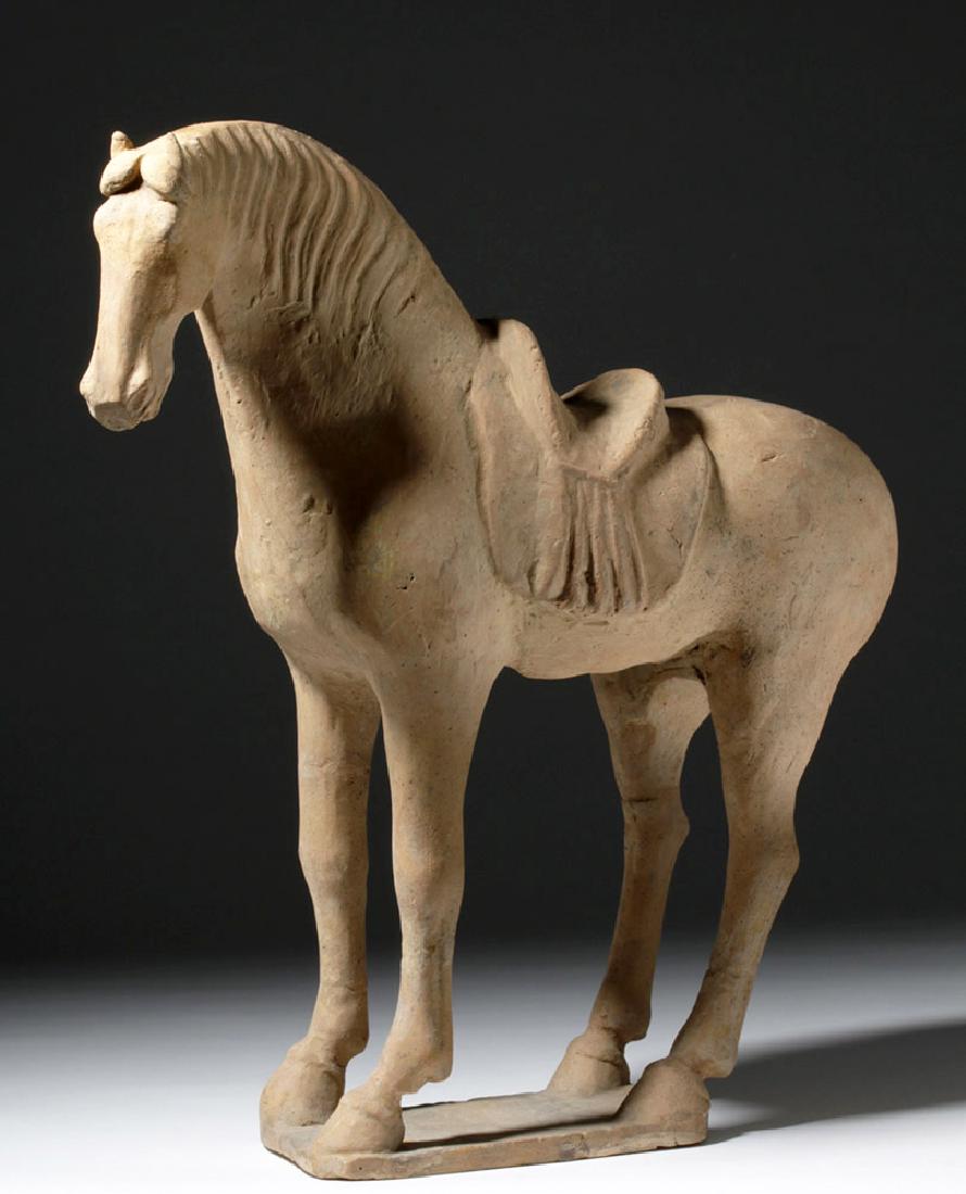 Chinese Tang Dynasty Redware Pottery Horse (1 of 7)