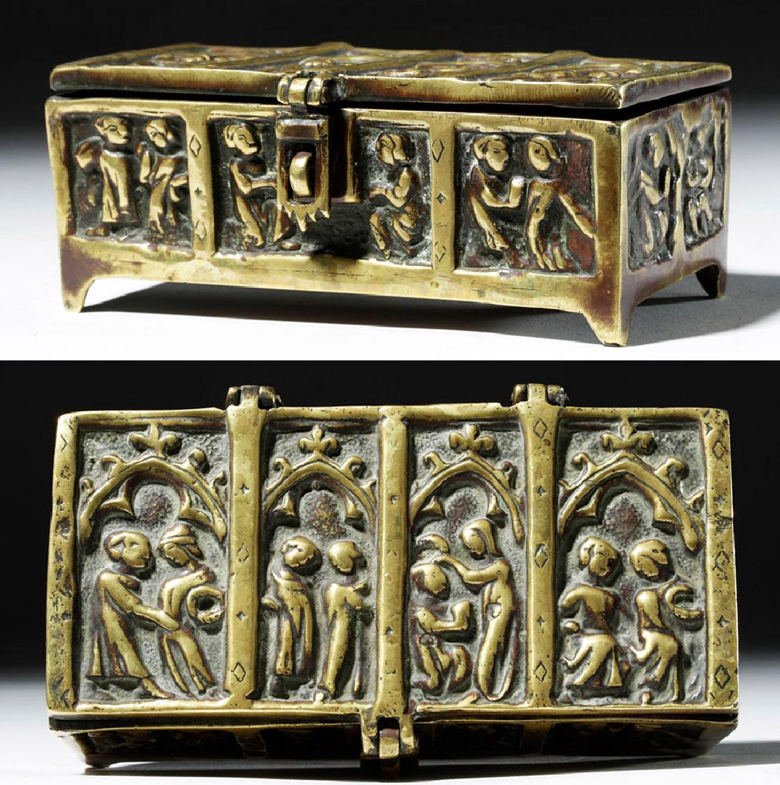 19th C. European Gilt Bronze Casket (1 of 10)