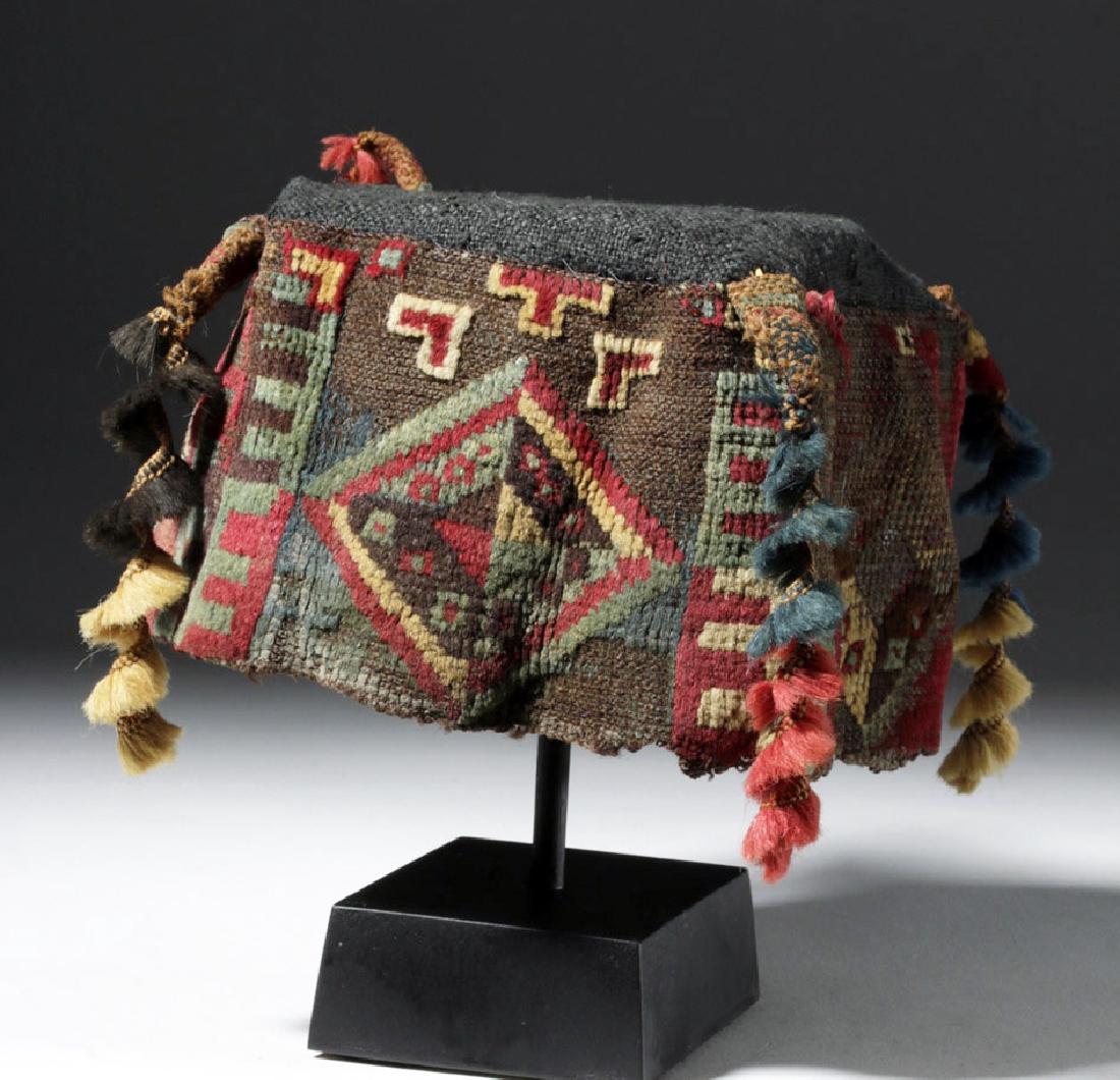 Striking Nazca Bright Textile Four Corner Hat (1 of 9)