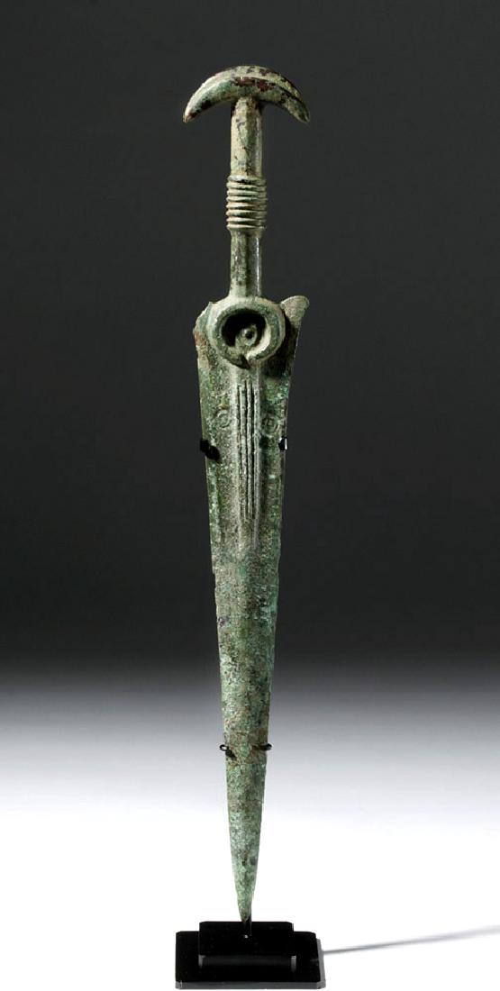 Luristan Bronze Sword with Crescent Pommel (1 of 5)