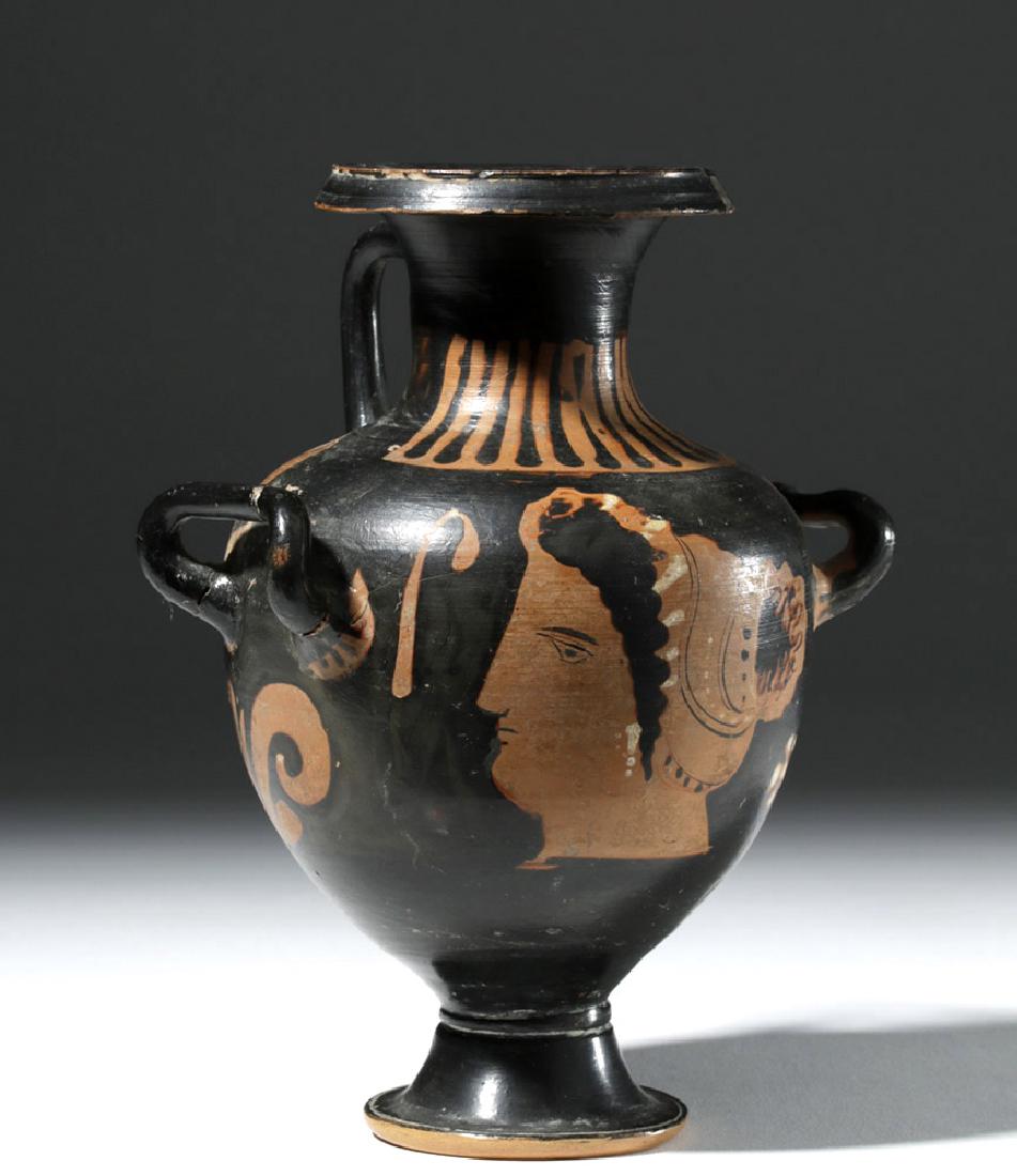 Greek Apulian Red-Figure Hydria, ex-Sotheby's (1 of 7)