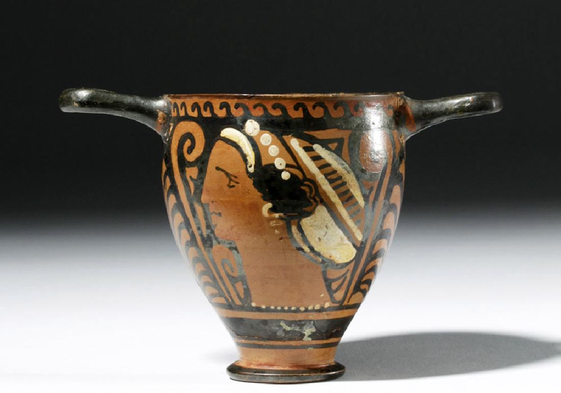 Greek Skyphos w/ Lady of Fashion, Ex-Christies (1 of 8)