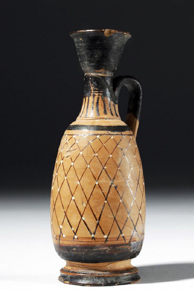 Greek South Italic Polychrome Lekythos - Net Pattern (1 of 6)