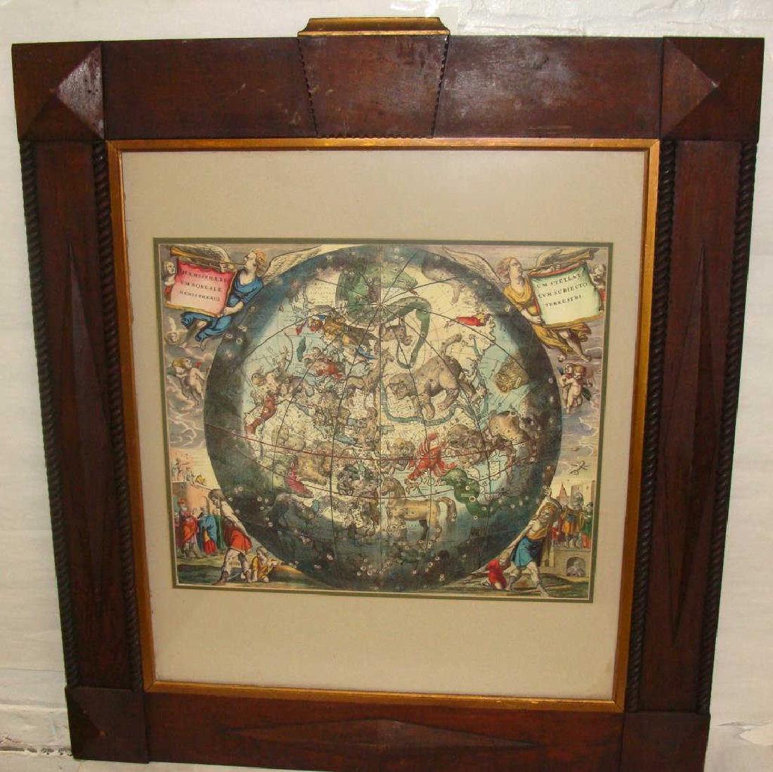 Art Deco Framed Astrology Map (1 of 4)